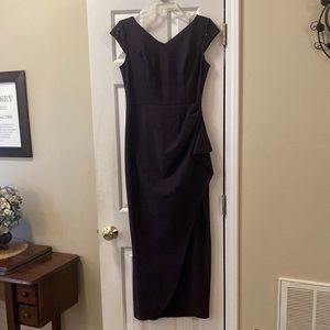 Alex Evenings formal gown deep plum color